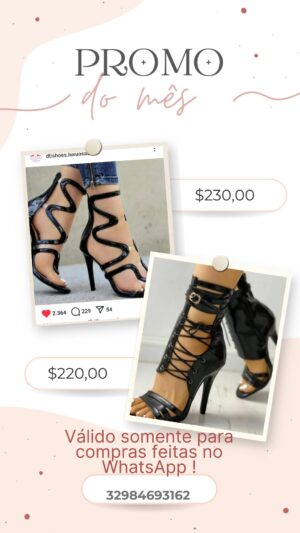 Sandalias promoção!